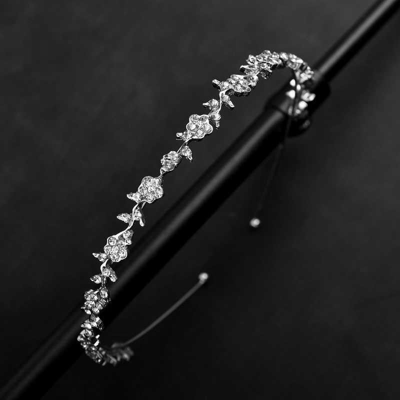 Alloy Small Flower Diamond Headband