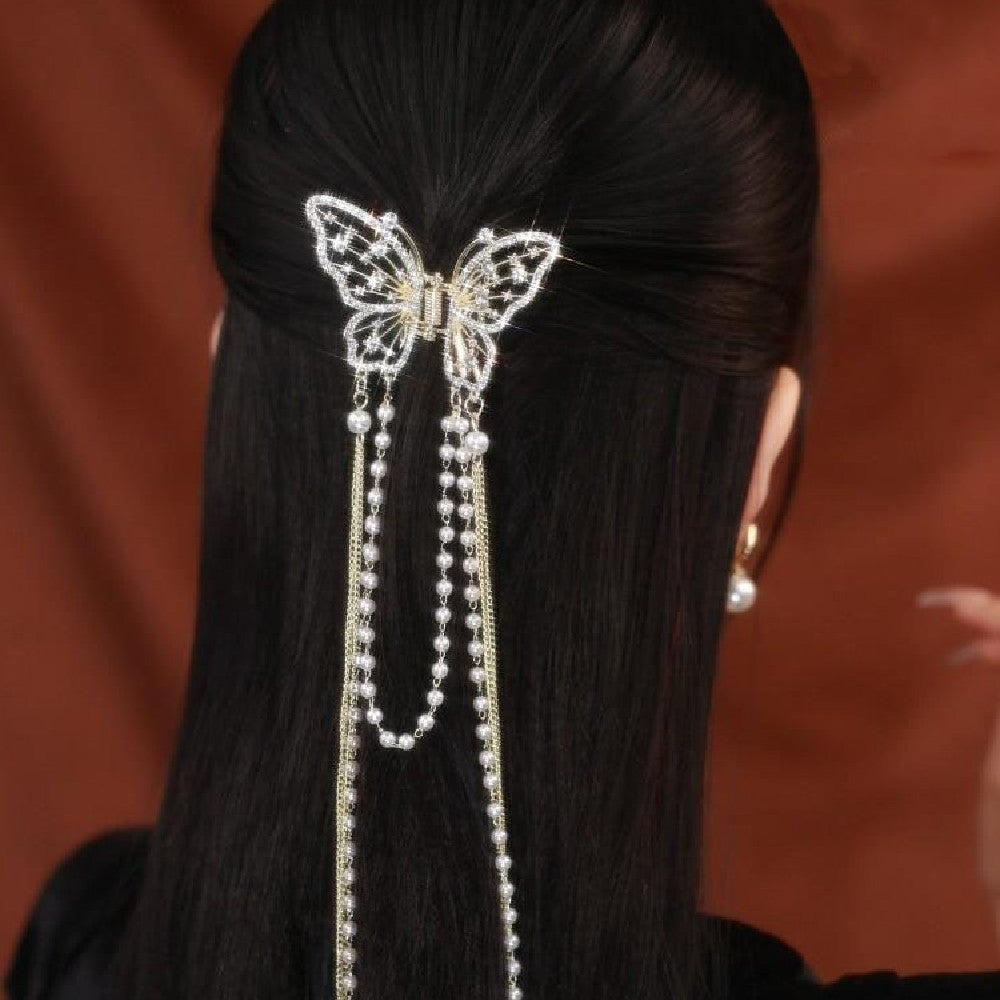 Jewelry Pearl Hair Clip