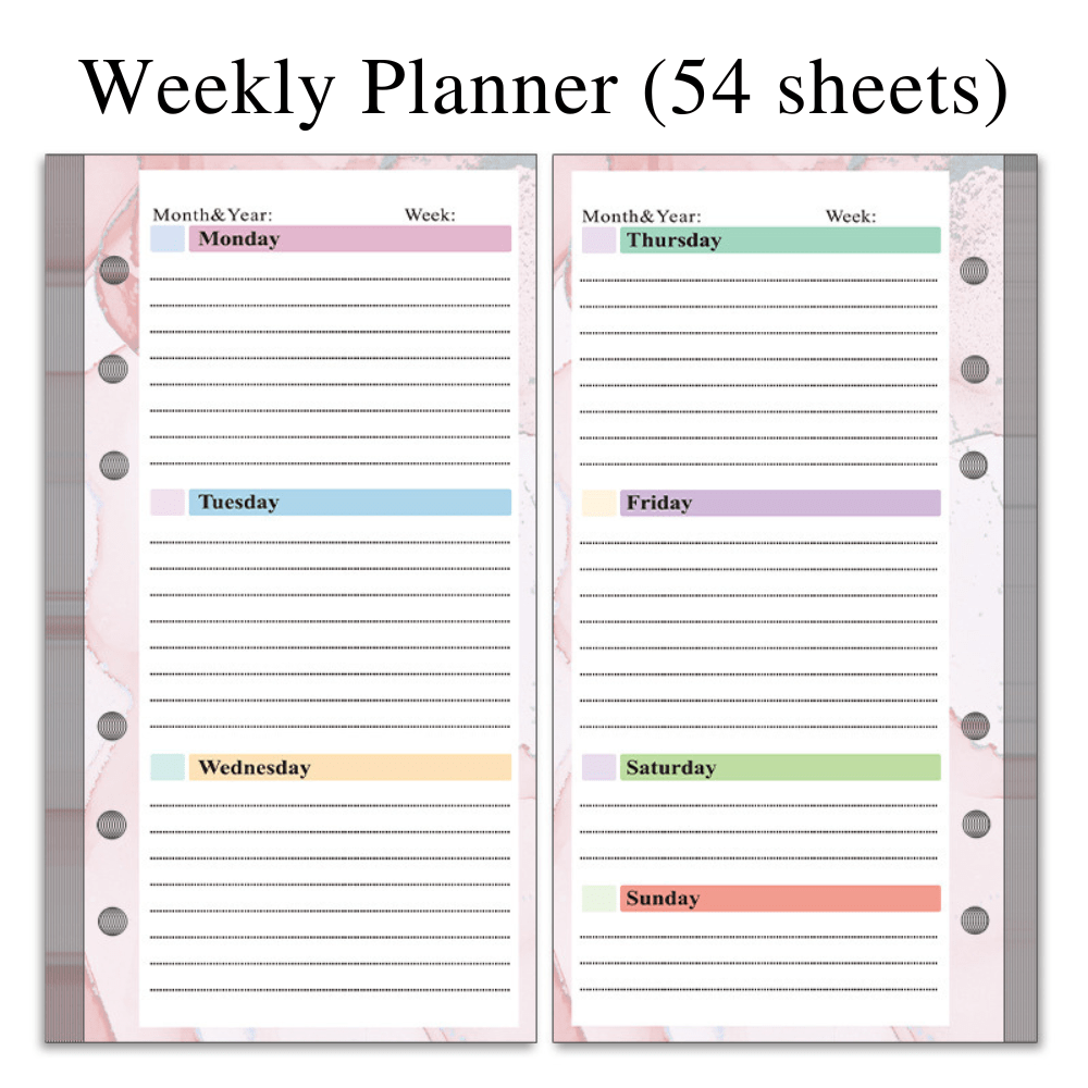 Adding Contents of Budget Binder - Packages/Planners
