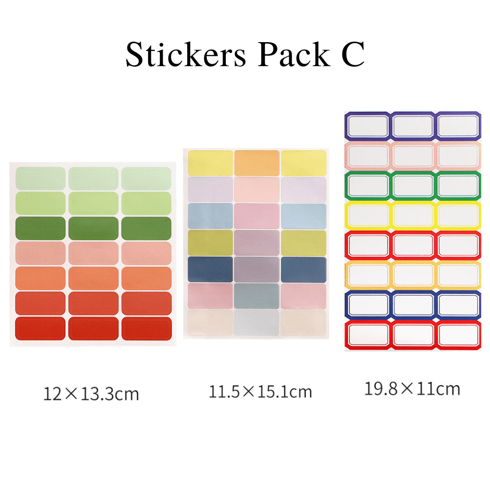 A6 Contents - Stickers (LOWER PRICE if buy with Budget Binder)