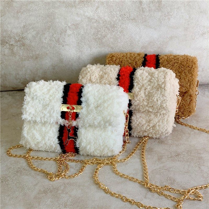 DIY Hand-Woven Fleece Line Grid Plush Material Pack