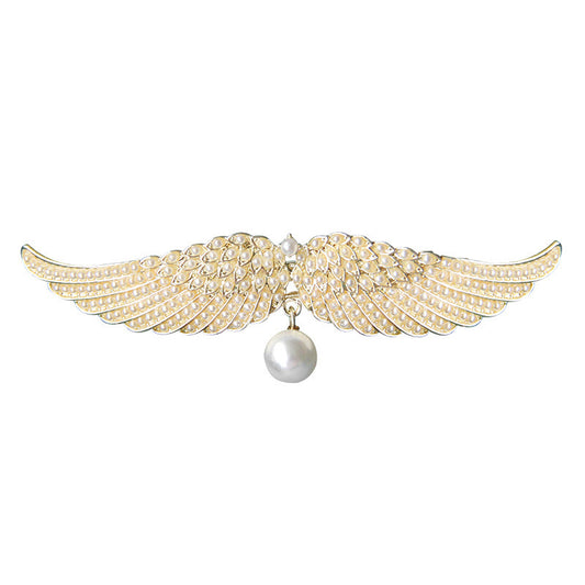 Full Diamond Delicate Hairpin Angel Wings Alloy Top Clip  Duckbill Clip Korean