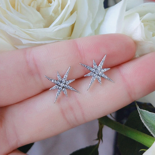 New Style Eight-Pointed Star Zircon