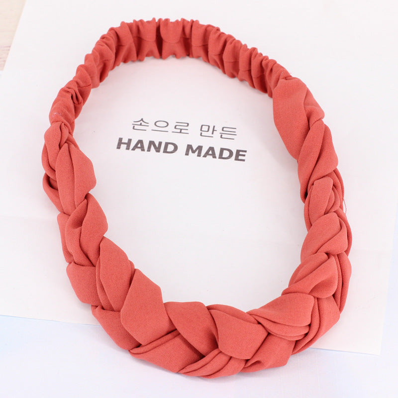 Tooth Anti-Slip Twist Braided Wig Headband Headband Hair Accessories