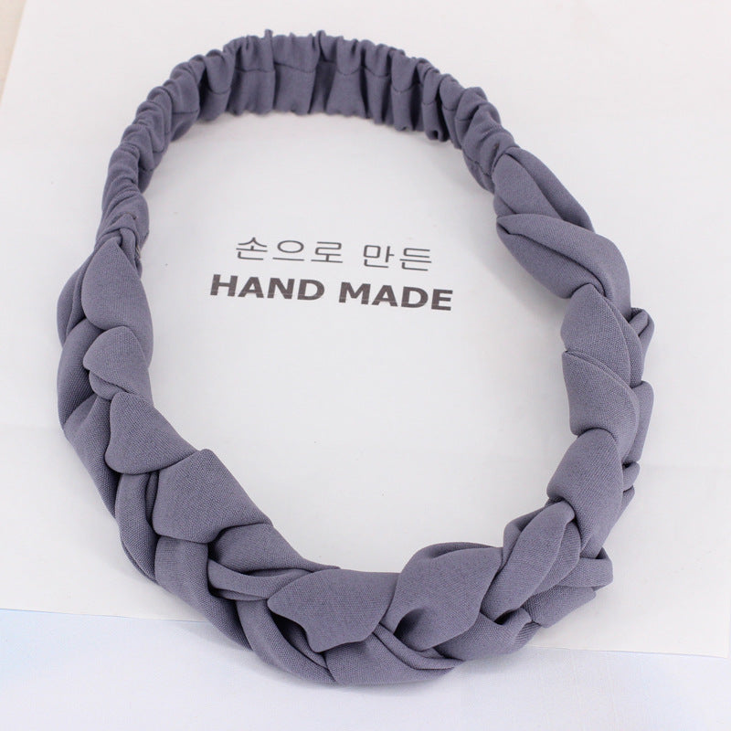 Tooth Anti-Slip Twist Braided Wig Headband Headband Hair Accessories