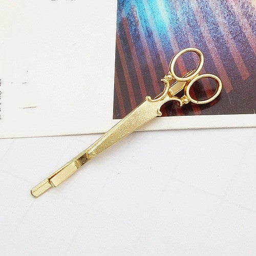 Creative Scissors Shape Hair Clip  Accessories
