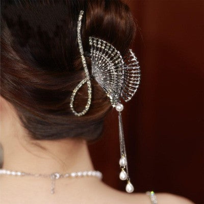 Jewelry Pearl Hair Clip