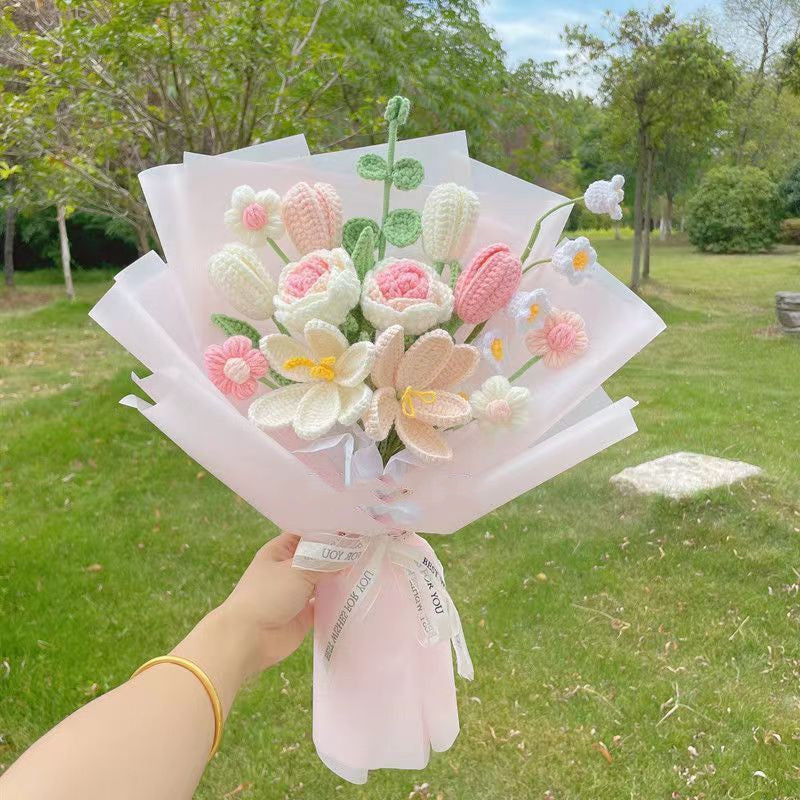 Woven Wool Bouquet Tulip Material Pack