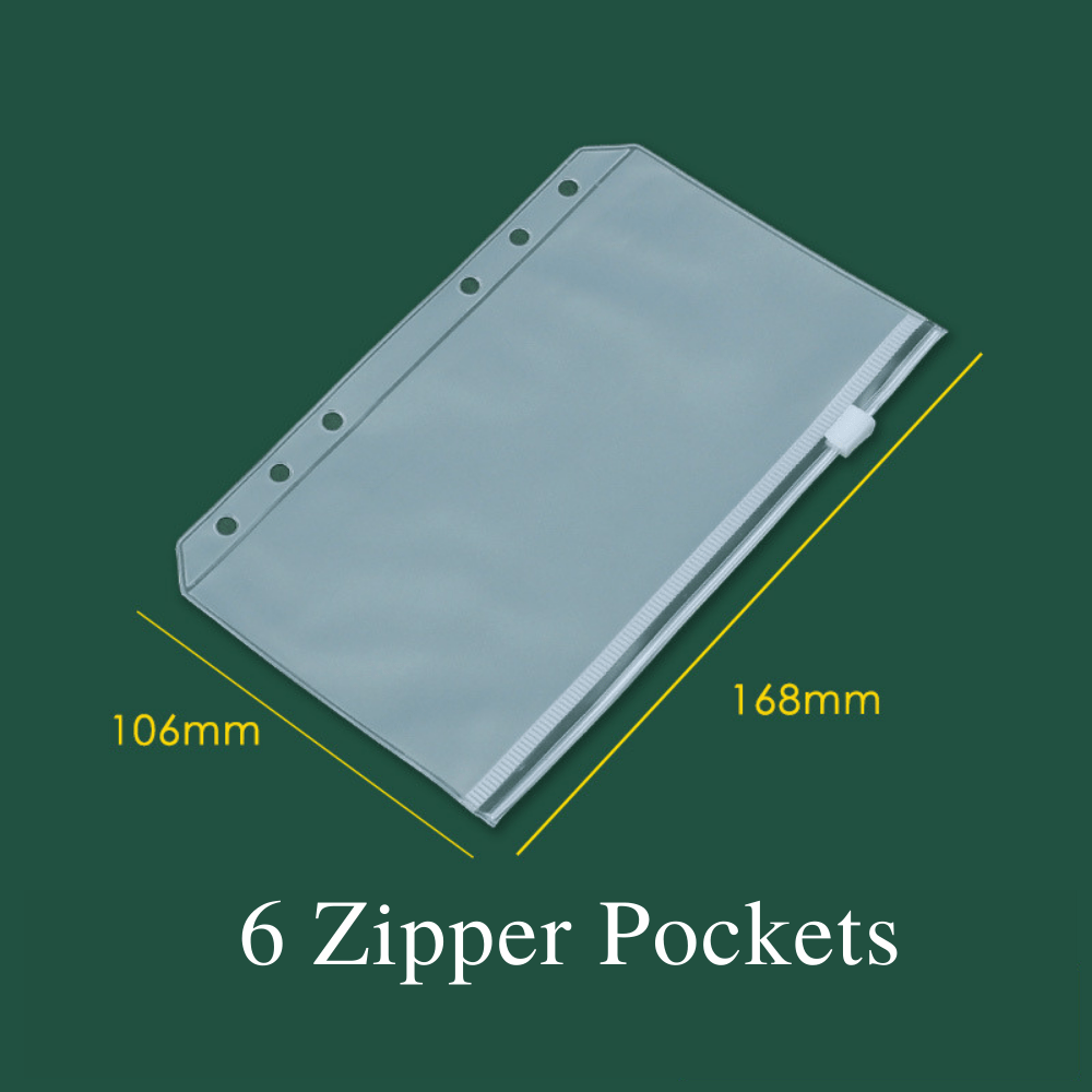 Adding Contents of Budget Binder - Zipper Pockets