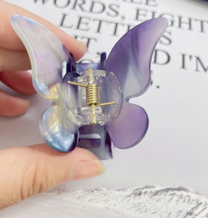 French Vintage Butterfly Acetate Hair Clip