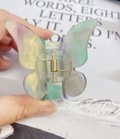 French Vintage Butterfly Acetate Hair Clip