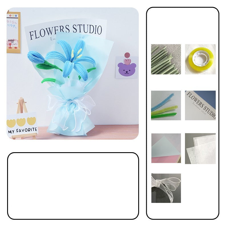 DIY Twist Stick Creative Sunflower Bouquet Homemade Material Pack