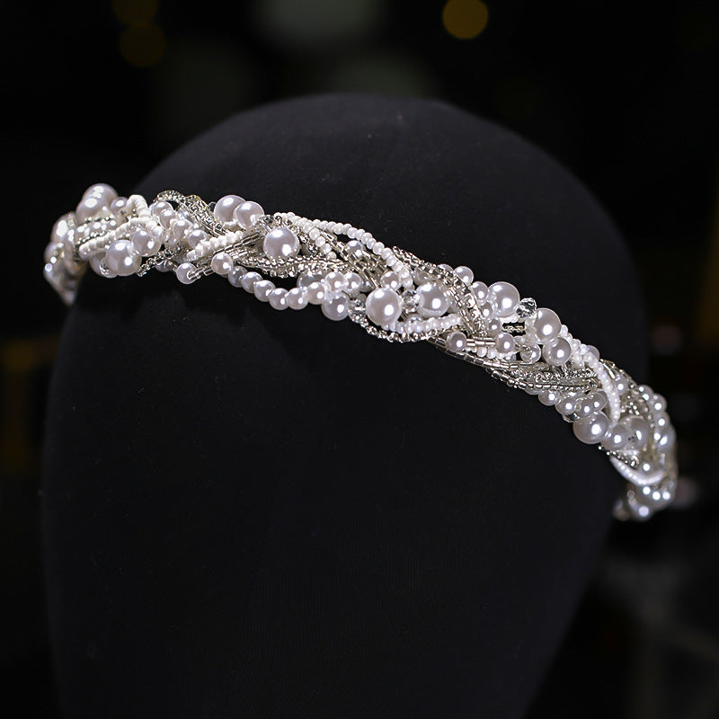 Bridal Headband Wedding Dress Women Headband Handmade