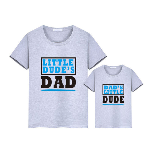 Parent-child Wear Summer Cool Comfy Parent-child Bonding T-shirt