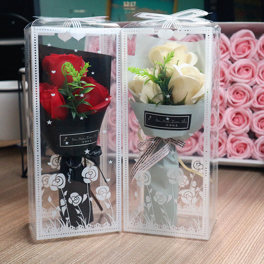 Soap Rose Bouquet Gift Box