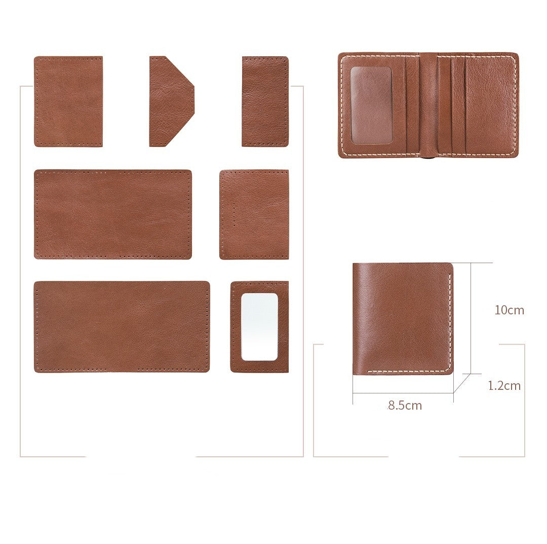 DIY Handmade Leather Card Wallet Material Package