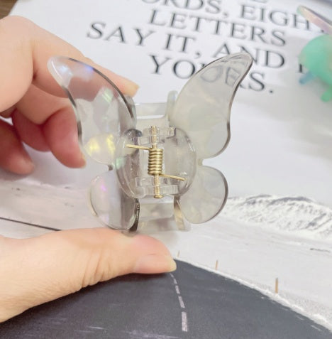 French Vintage Butterfly Acetate Hair Clip