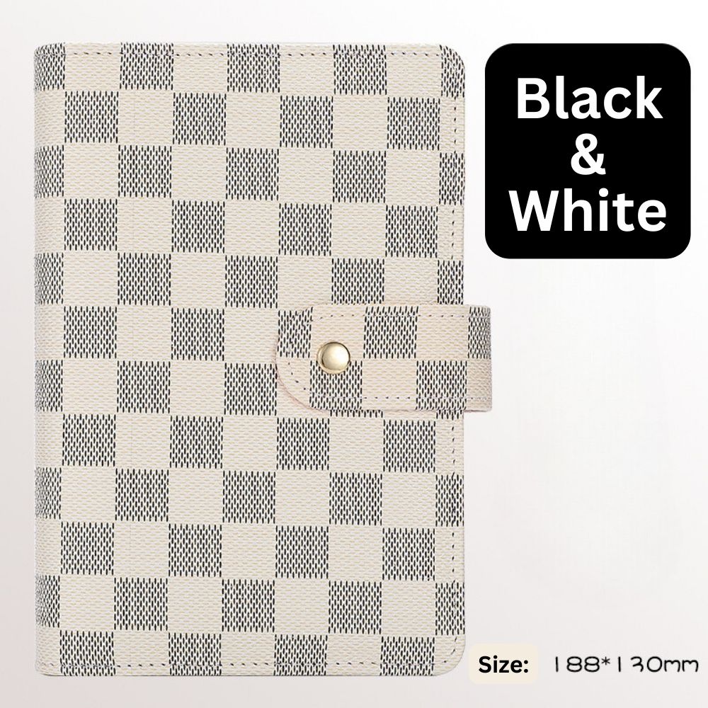 A6 Budget Binder - Checker Pattern (4 colors)