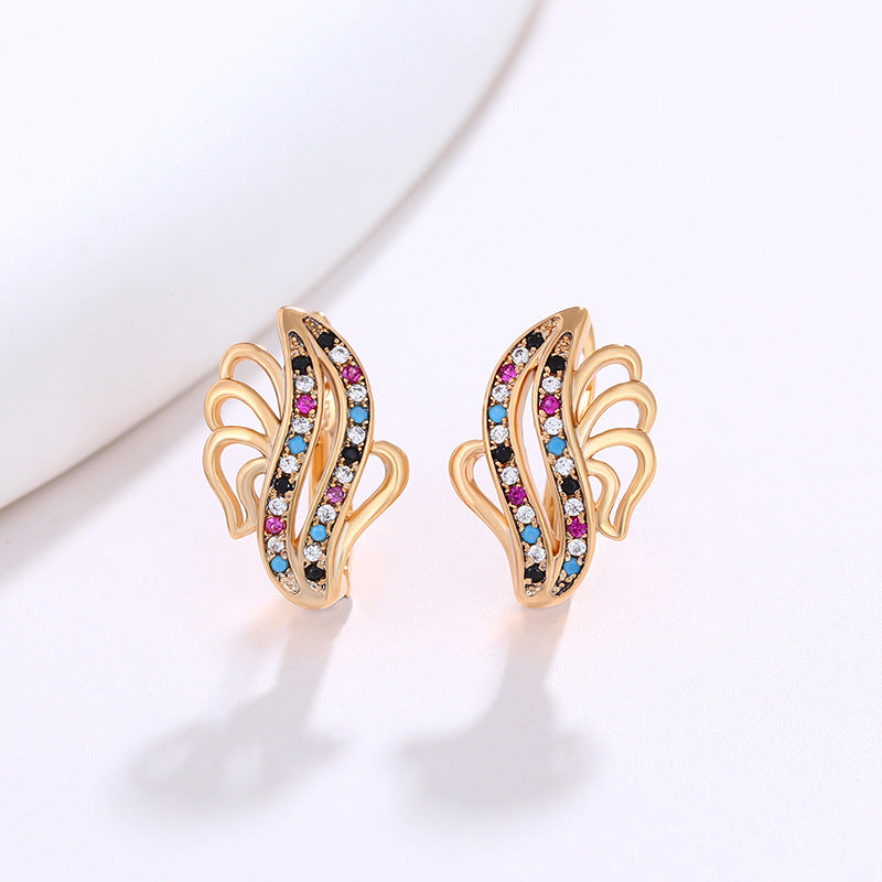 Graceful Personality Zircon Earrings