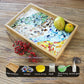 DIY Mosaic Fruit Tray Material Package Tea tray Cake Tray Food tray Fruit Tray handscraft pack material kit unique customized gift present for birthday aniversary handmade