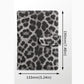 A6 Budget Binder - Leopard Print with Button (4 colors)