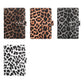 A6 Budget Binder - Leopard Print with Button (4 colors)