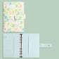 A6 Budget Binder - Floral Pattern with button (4 colors)