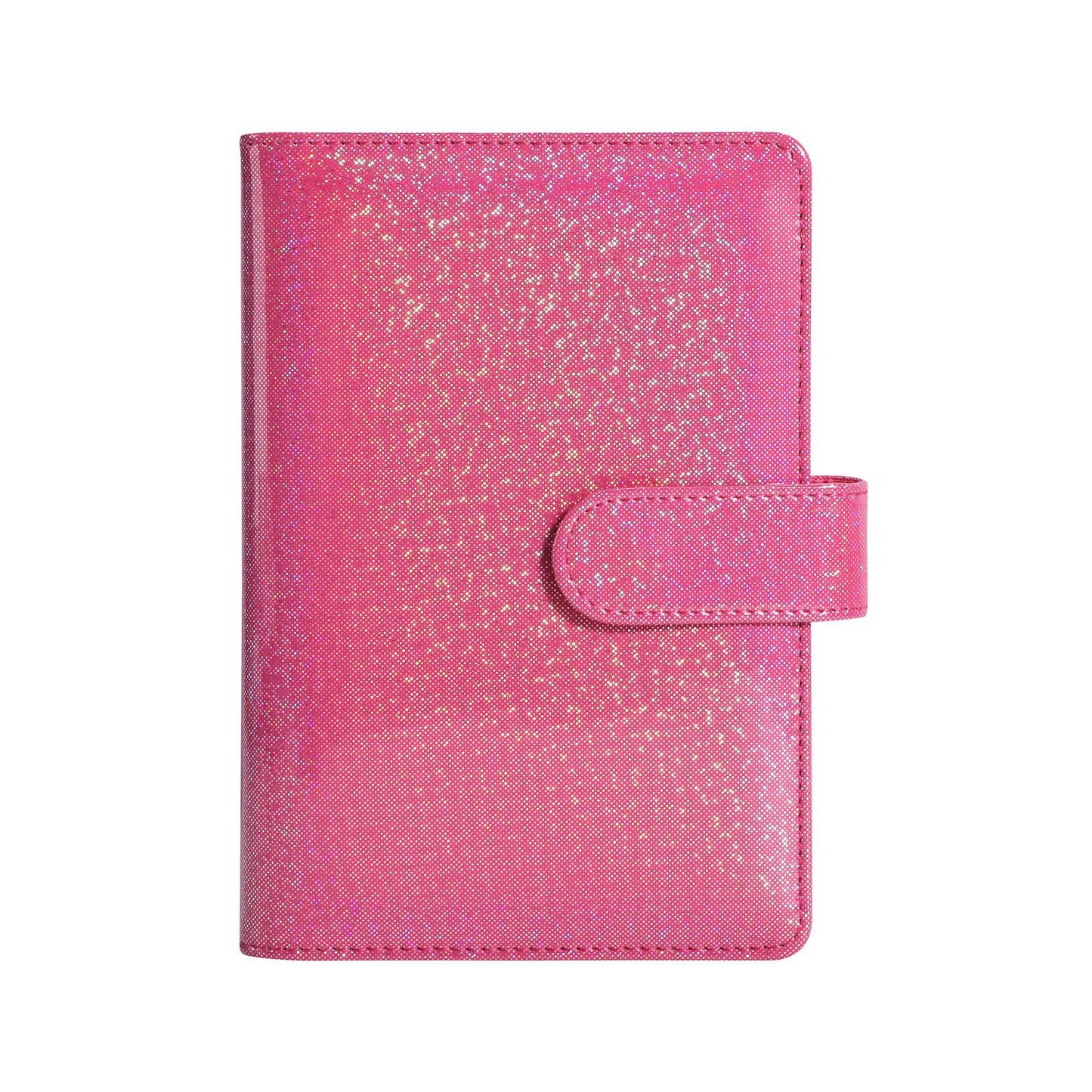 A6 Budget Binder - Sparkle Color with Button (6 colors)