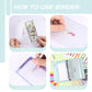 A6 Budget Binder - Floral Pattern with button (4 colors)