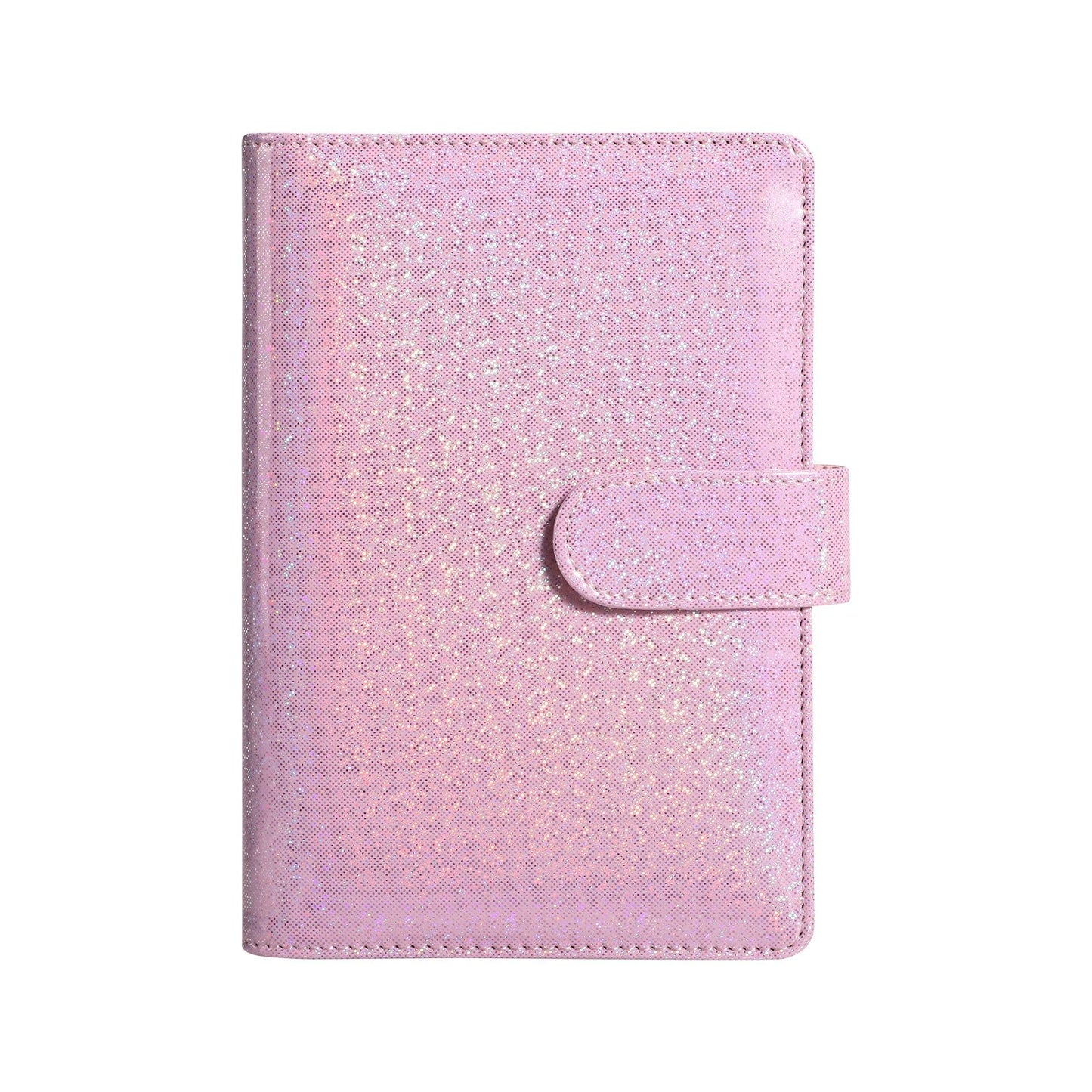 A6 Budget Binder - Sparkle Color with Button (6 colors)