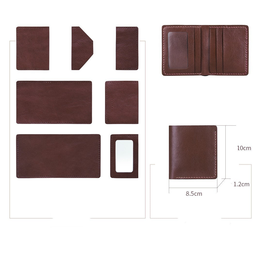 DIY Handmade Leather Card Wallet Material Package