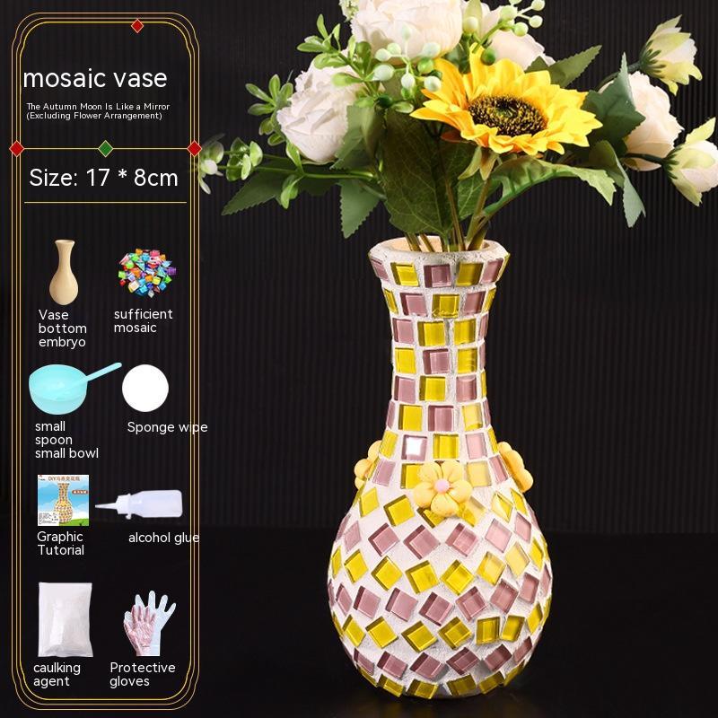 DIY Mosaic Vase Handmade Material Kit (25 Options)