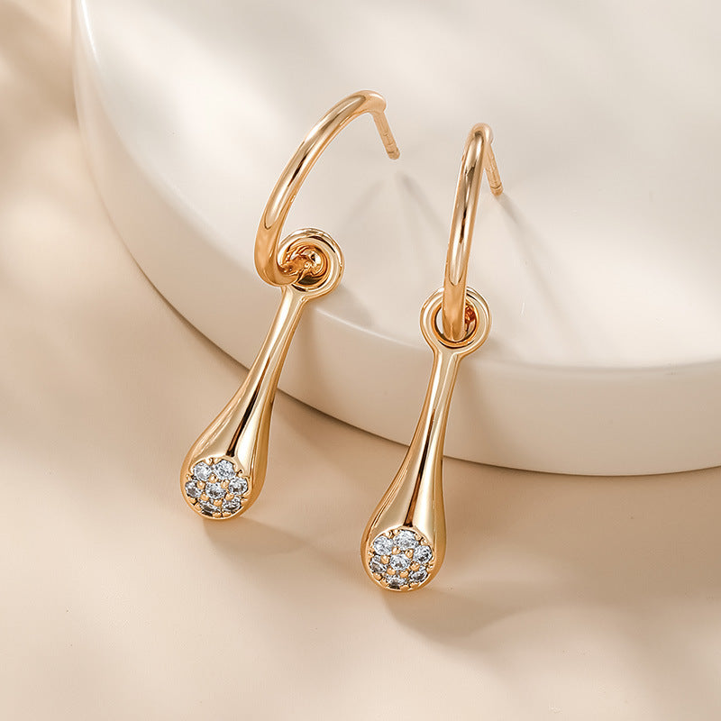 Graceful Personality Zircon Earrings