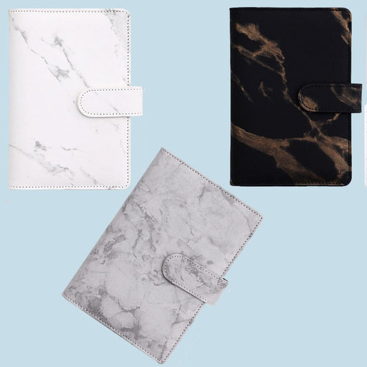 A6 Budget Binder - Marble Pattern (3 colors)