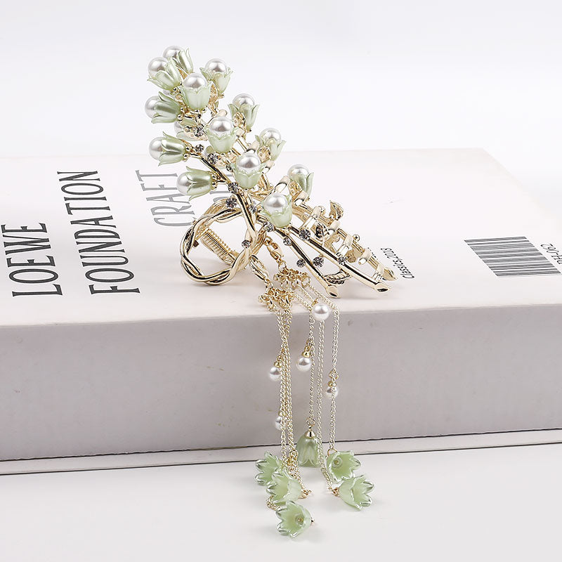 Jewelry Pearl Hair Clip