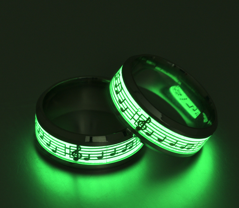 luminous music  score ring