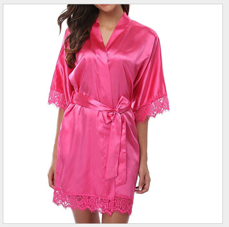 cozy satin plus size pajamas robe