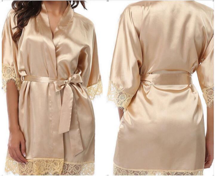 cozy satin plus size pajamas robe