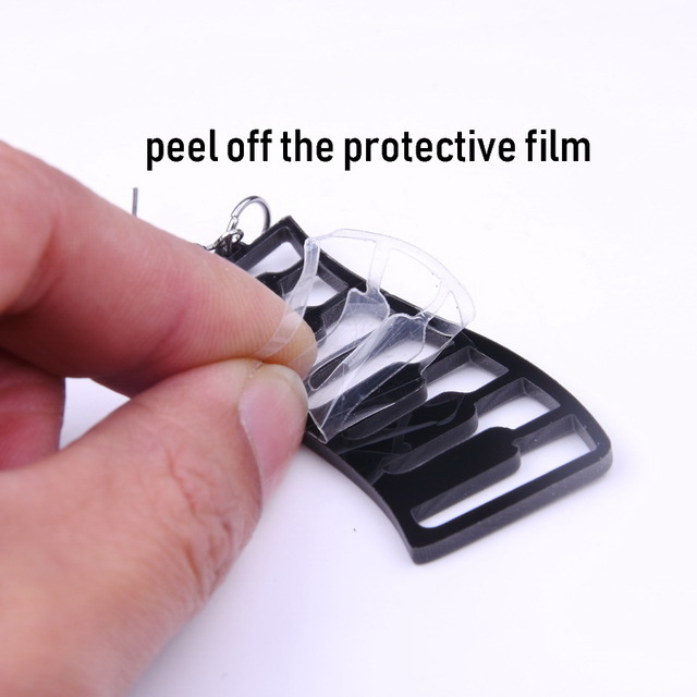 black piano keyboard earrings