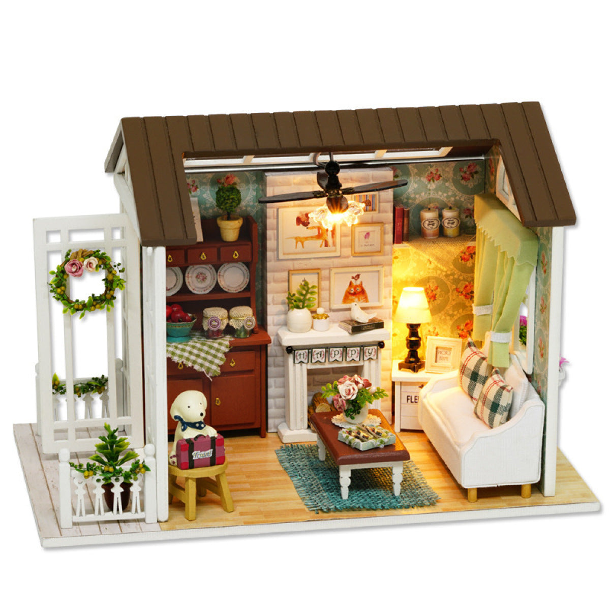 wooden dollhouse (a wide range of options)