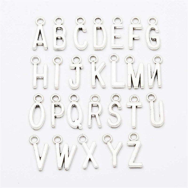 dad/mom "to my son" round stainless steel keychain with a alphabetic letter