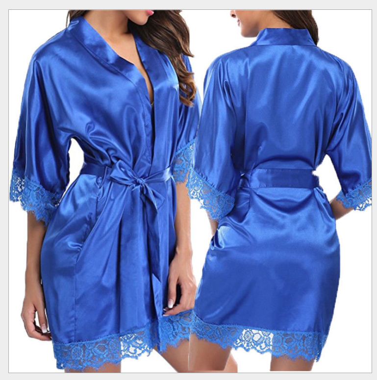 cozy satin plus size pajamas robe