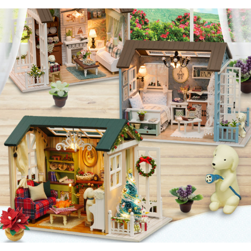 wooden dollhouse (a wide range of options)