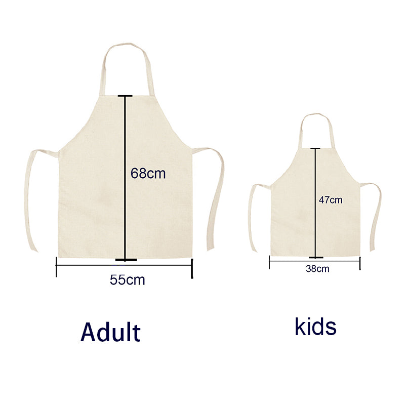 cotton linen music-theme kitchen aprons